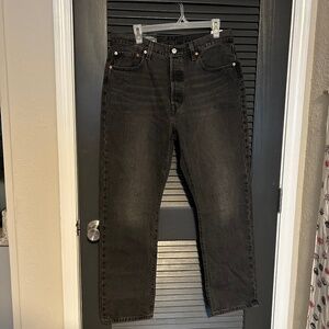 Levi 501 ORIGINAL FIT WOMEN'S JEANS Black Wash (Women’s) 33x30